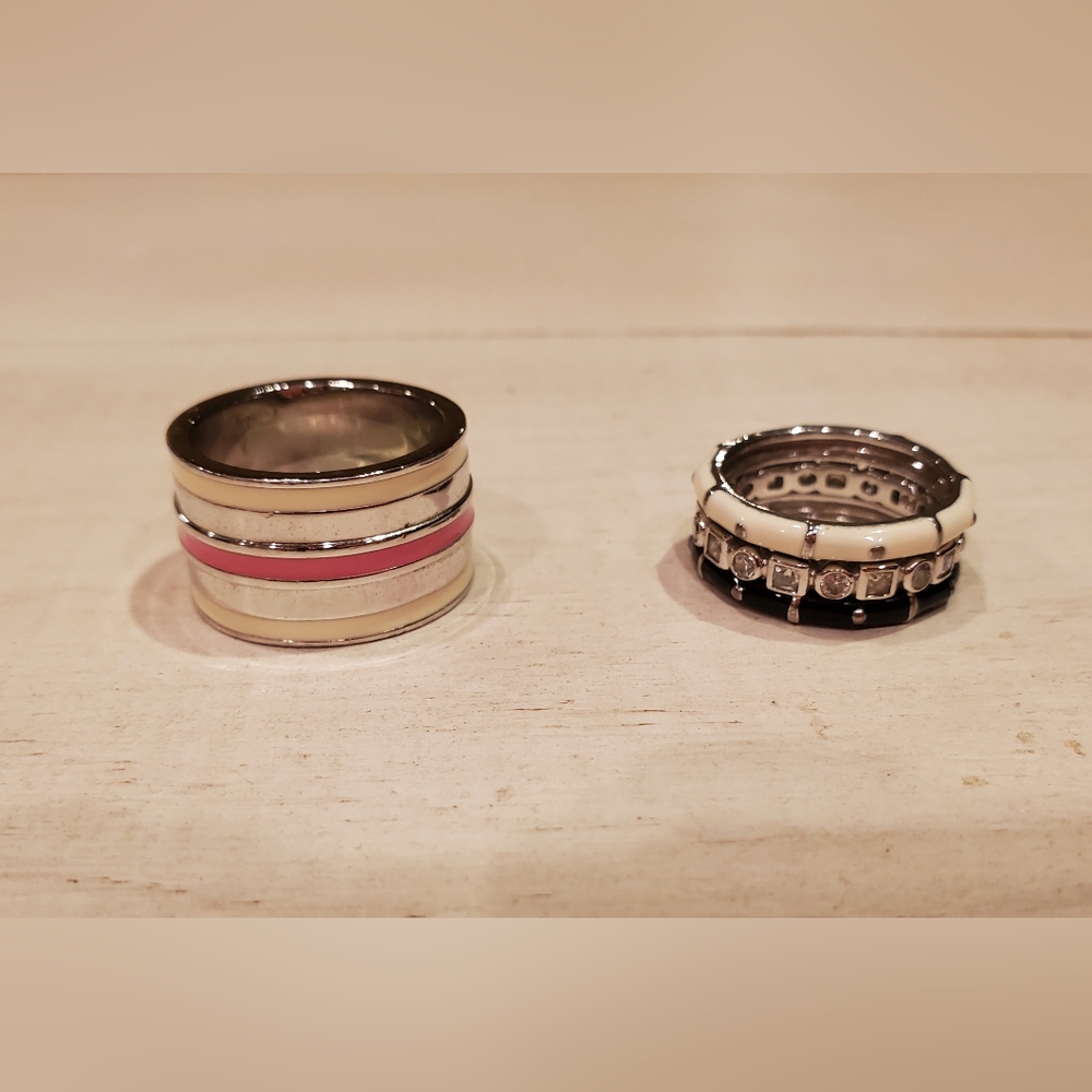 Two Lia Sophia Rings